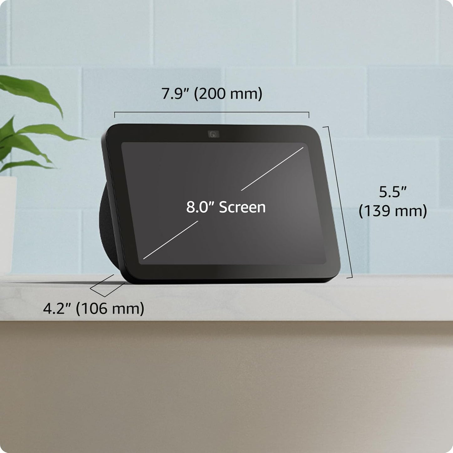 Amazon - Echo Show 8 (Newest Model), with Spatial Audio, Smart Home Hub, and Alexa, Charcoal - Serious Techies