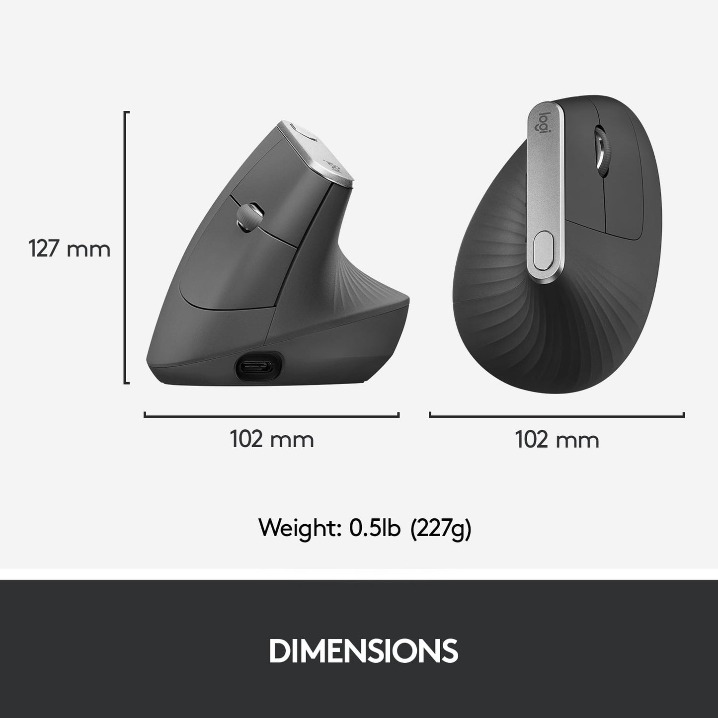 Logitech - MX Vertical Ergonomic Wireless Mouse - Serious Techies