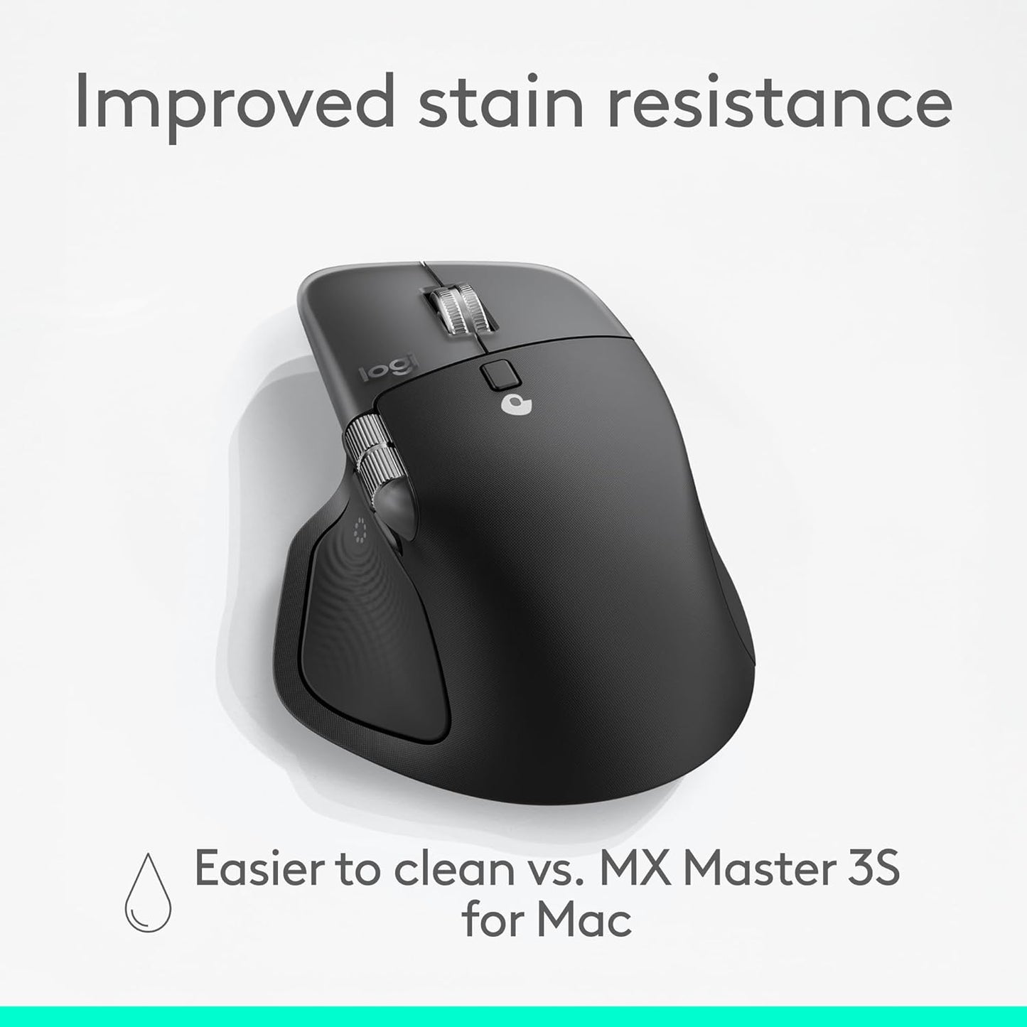Logitech - MX Master 4 for Mac, Ergonomic Bluetooth Mouse with Advanced Performance Haptic Feedback, Ultra-Fast Scrolling, USB-C Charging, Macos, Ipados, Windows - Space Black - Serious Techies