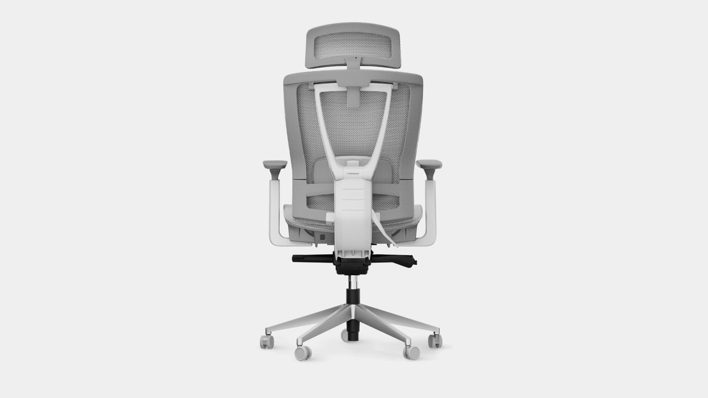 Autonomous - ErgoChair Pro Office Chair Lumbar Support Cool Gray - Mesh - Serious Techies