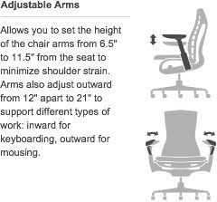 Herman Miller - Embody Ergonomic Office Chair | Fully Adjustable Arms and Carpet Casters | Black Rhythm - Serious Techies