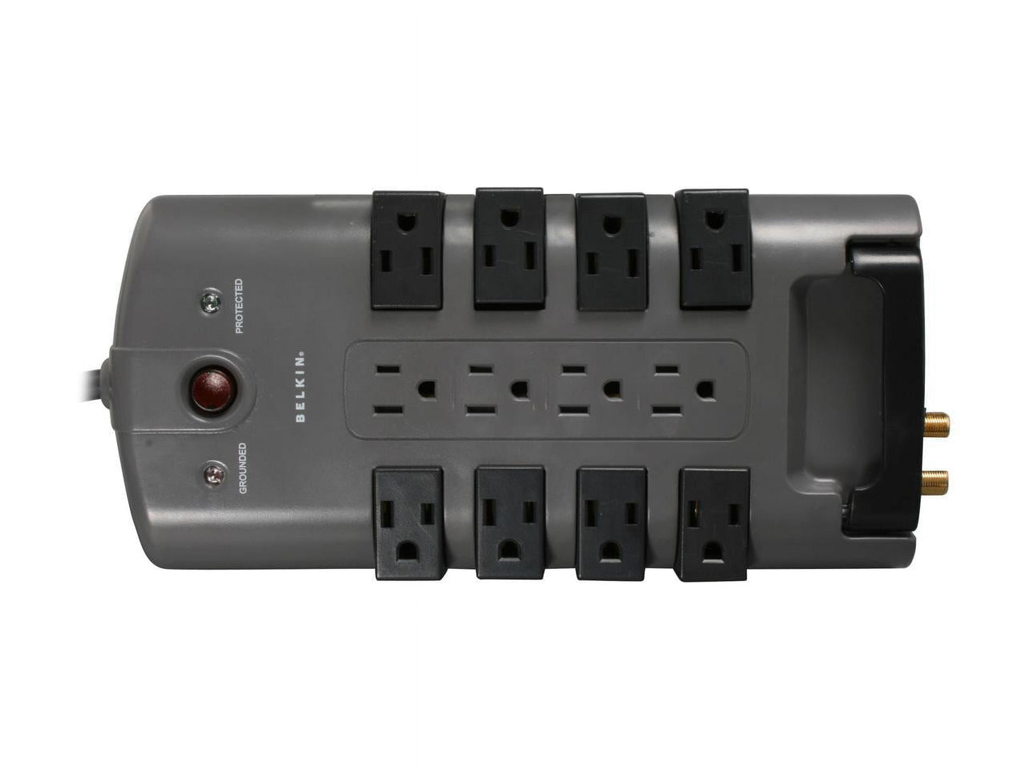 BELKIN - BP112230-08 8 Feet 12 Outlets 4320 Joules Pivot-Plug Surge Protector - Serious Techies