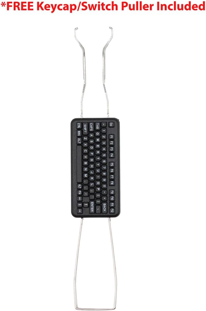 Weikav - Glacier Stars75S, Wireless/Wired, Detachable USB-C, Hot Swappable, CNC Aluminum Case, RGB Lighting, Pre-Built Mechanical Keyboard (Black Anodizing, Aviator Cable) - Serious Techies