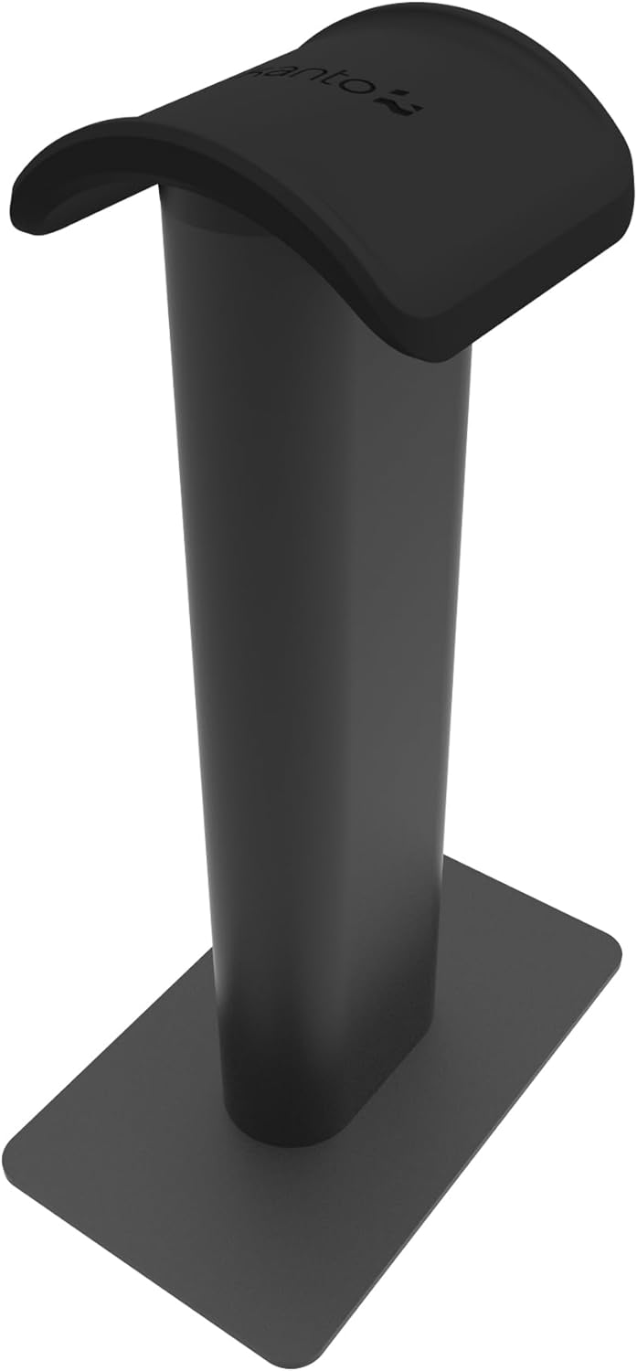 Kanto - H2 Premium Universal Headphone Stand with Curved Silicone Padding for on and over Ear Headphones | Black - Serious Techies