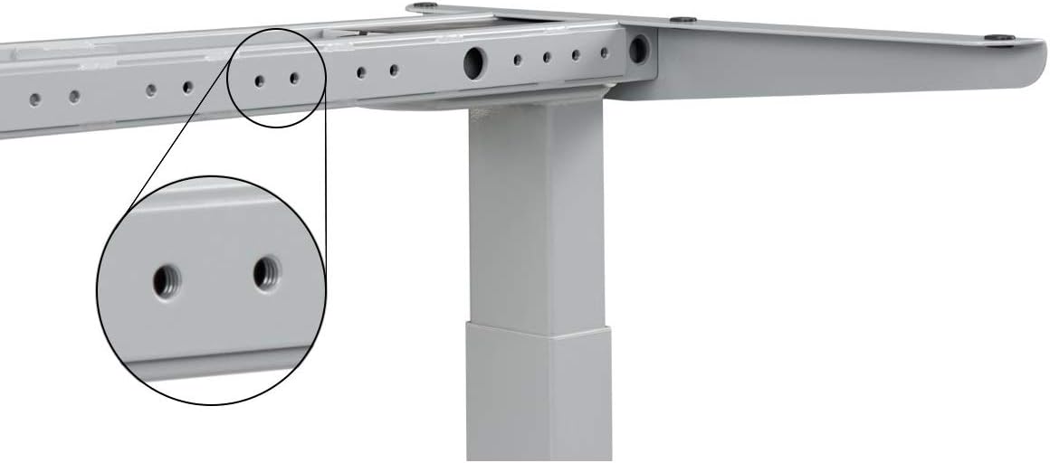 Uplift - Desk 2-Leg V2-Commercial C-Frame Height Adjustable Standing Desk Frame (Black), No Desktop, Advanced Memory Keypad, Free Wire Tray - Serious Techies