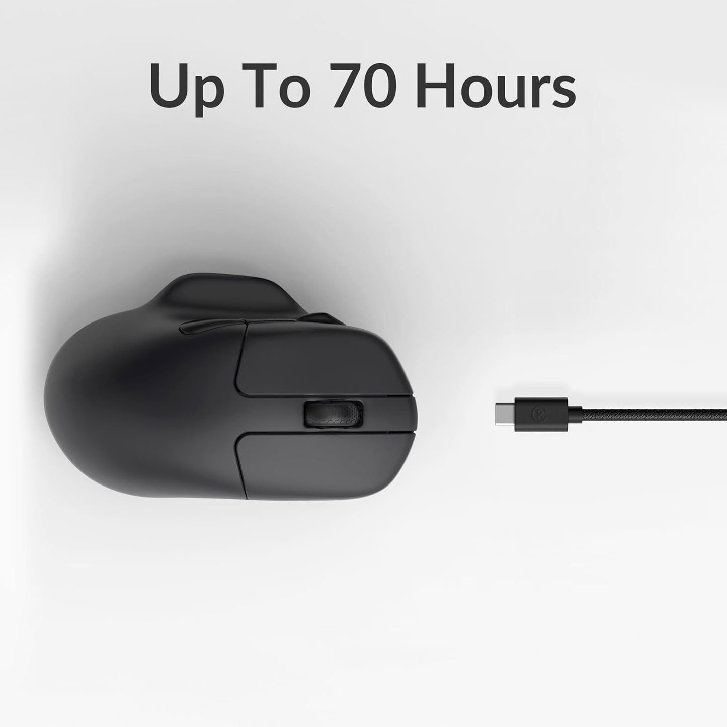 Keychron - M7 Wireless Computer Mouse, 26K DPI Optical Computer Mouse, 2.4 Ghz/Bluetooth/Wired with Macro Button 63G Lightweight Ergonomic, up to 70 Hours Worktime for Laptop Macos/Windows - Black - Serious Techies