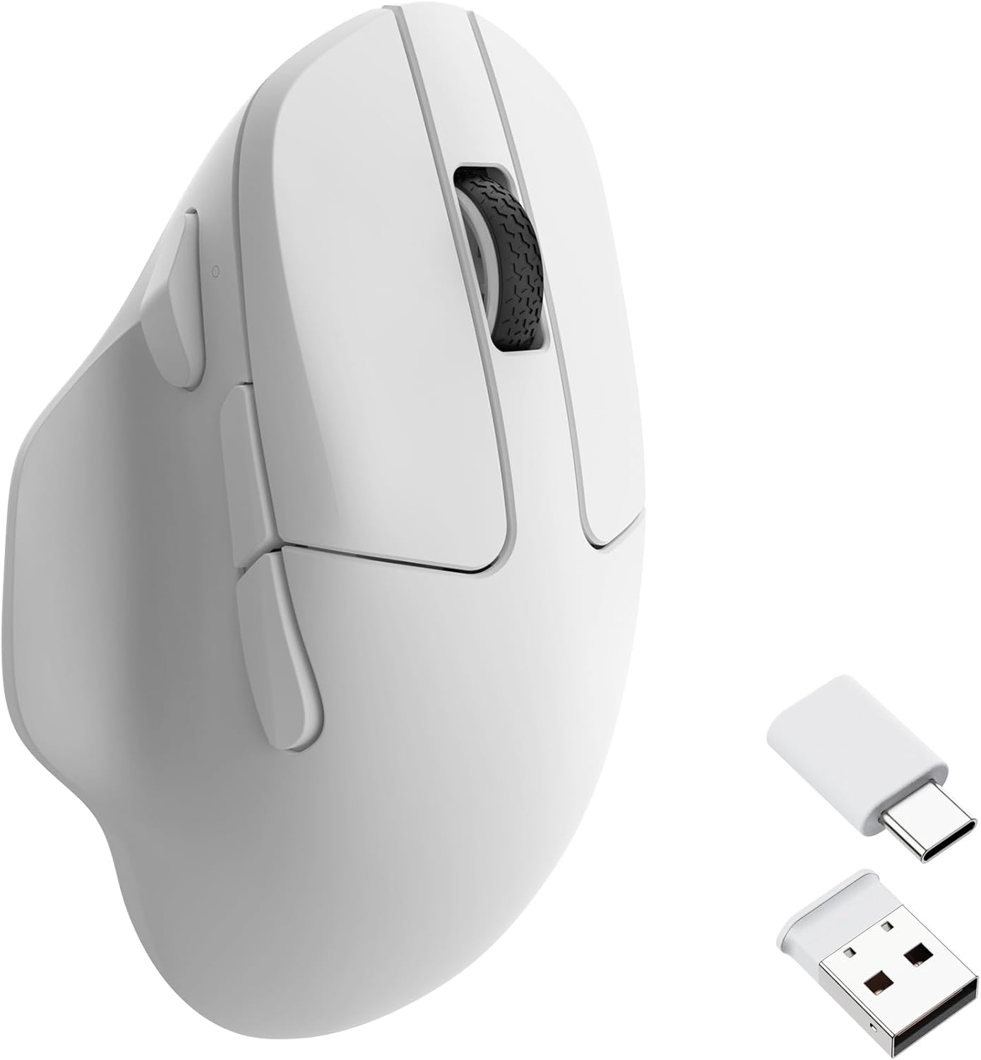 Keychron - M7 Wireless Computer Mouse, 26K DPI Optical Computer Mouse, 2.4 Ghz/Bluetooth/Wired with Macro Button 63G Lightweight Ergonomic, up to 70 Hours Worktime for Laptop Macos/Windows - Black - Serious Techies