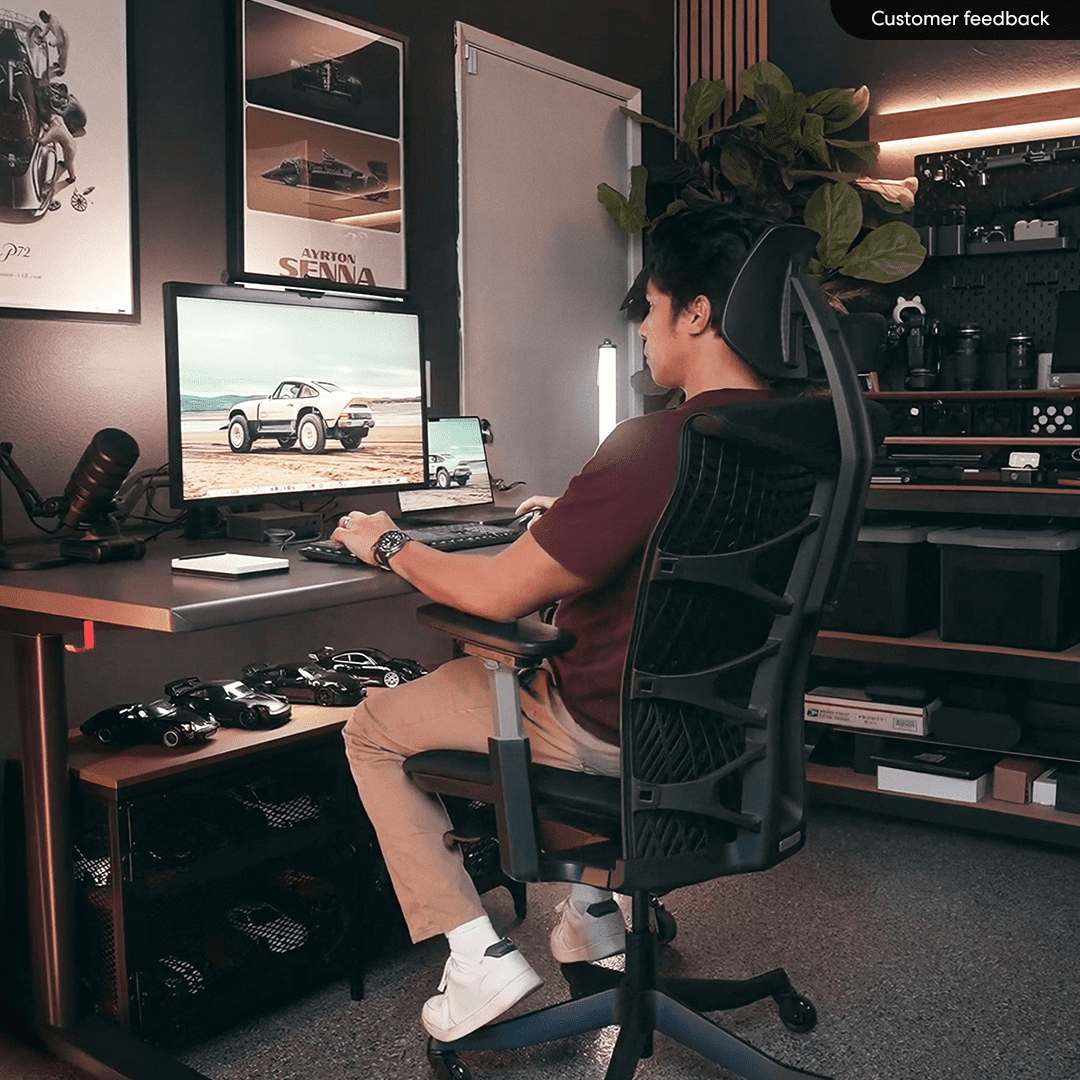 Autonomous - ErgoChair Ultra 2 Ergonomic Office Chair High Back Onyx Black - with Headrest - Serious Techies