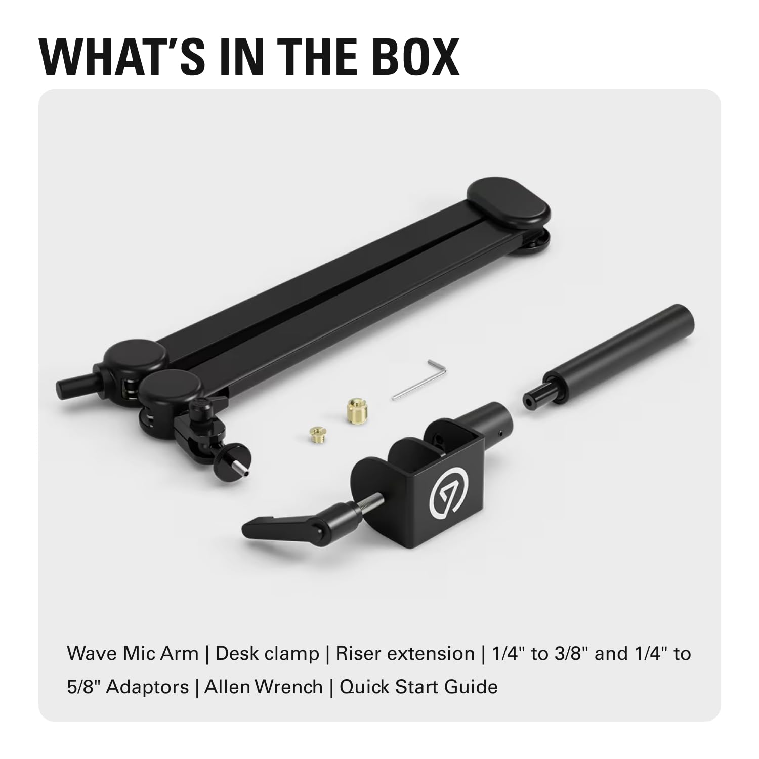 Elgato - Wave Mic Arm – Studio Boom Arm for Streaming & Podcasting, with Cable Channels, Desk Clamp, Riser Extension – for USB & XLR Microphones - Serious Techies