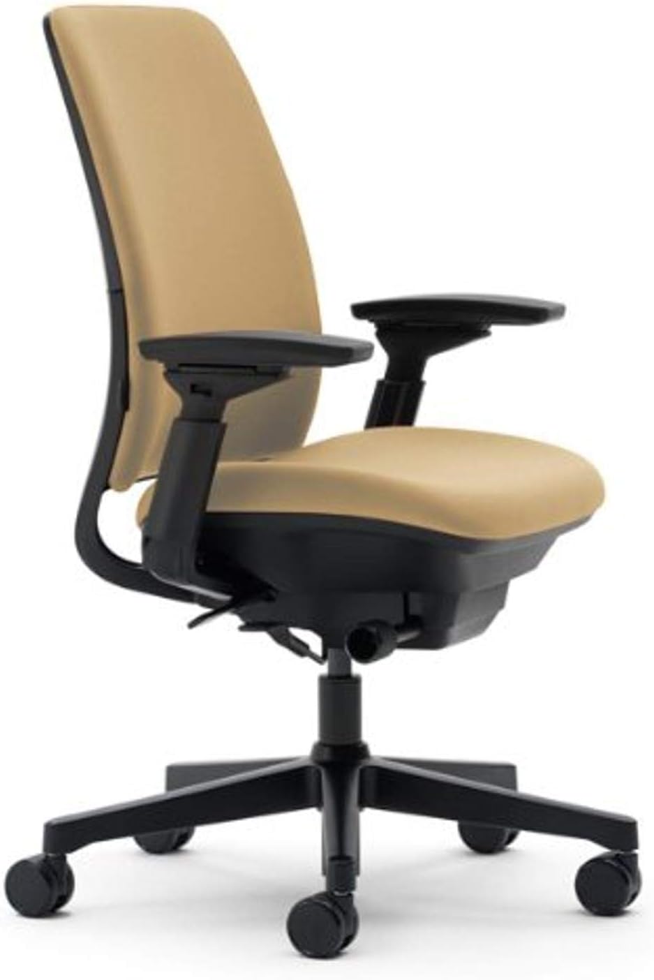 Steelcase - Amia Office Chair - Most Comfortable Sit - 4 Points of Adjustability - Ergonomic Desk Chair - Upper Back Support - Adjustable Lumbar Support - Blue Fabric - Serious Techies