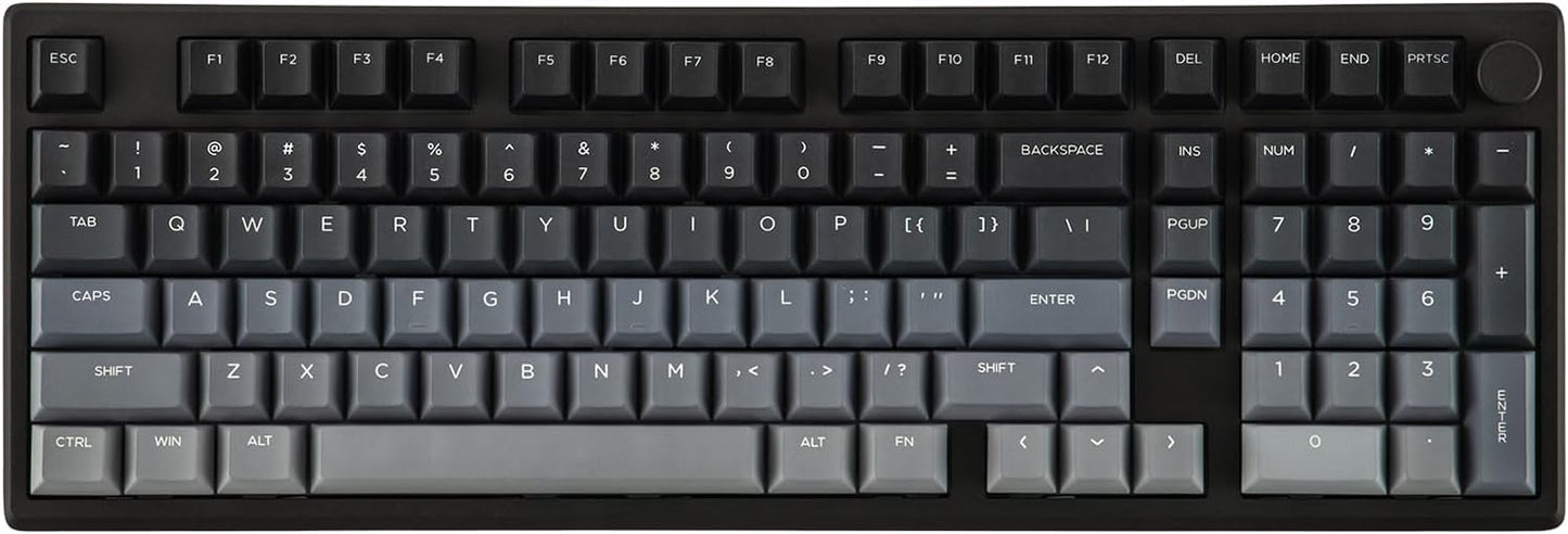 EPOMAKER - Galaxy100 Lite QMK/VIA Gaming Keyboard with 8000Mah Battery and Numpad, 1800 Aluminum Mechanical Keyboard, Usb-C/Bt/2.4Ghz, Hot-Swap, Creamy Sound (Black, Wisteria Linear Switch) - Serious Techies