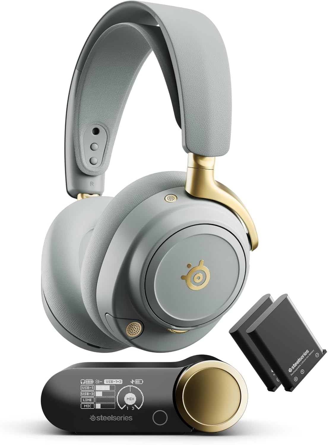 SteelSeries - Arctis Nova Elite - Hi-Res Wireless Gaming Headset — 96Khz/24Bit — Carbon Fiber Speakers — ANC — AI Noise Rejection — App — 2.4Ghz + BT — Multi-Source Mix — Omniplay Pc+Playstation+Xbox - Serious Techies