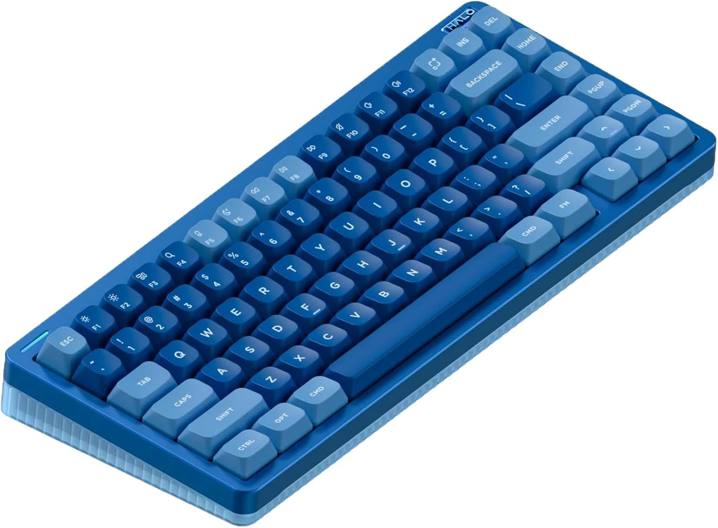 Nuphy - Halo75 V2 Mechanical Gaming Kyeboard,75% Wireless Hot Swappable Bluetooth Keyboard,83 Kyes RGB Backlit Keyboard,Support Bluetooth/2.4Ghz/Usb-C (Black, Mint (37Gf)) - Serious Techies