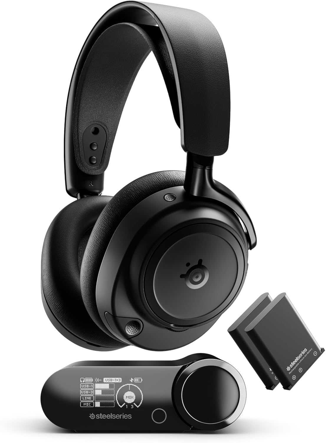 SteelSeries - Arctis Nova Elite - Hi-Res Wireless Gaming Headset — 96Khz/24Bit — Carbon Fiber Speakers — ANC — AI Noise Rejection — App — 2.4Ghz + BT — Multi-Source Mix — Omniplay Pc+Playstation+Xbox - Serious Techies