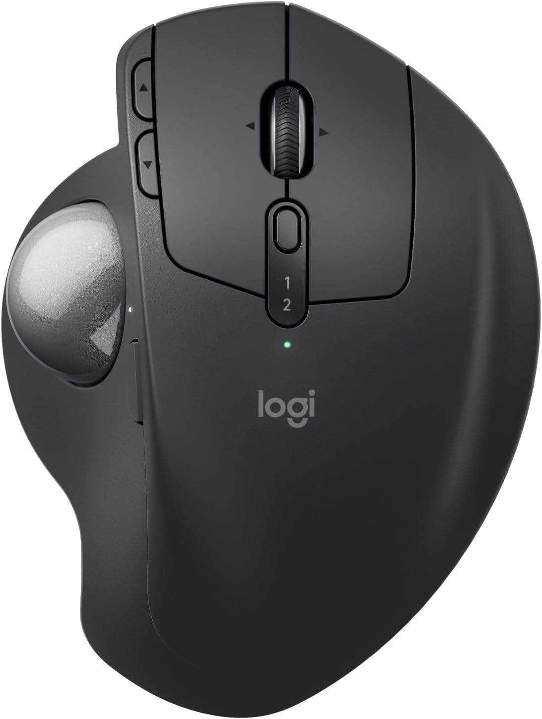 Logitech - MX Ergo S Advanced Wireless Trackball Mouse, USB-C Rechargeable Wireless Ergonomic Mouse with Bluetooth and Encrypted Dongle, 6 Programmable Buttons, for Pc/Mac - Graphite - Serious Techies