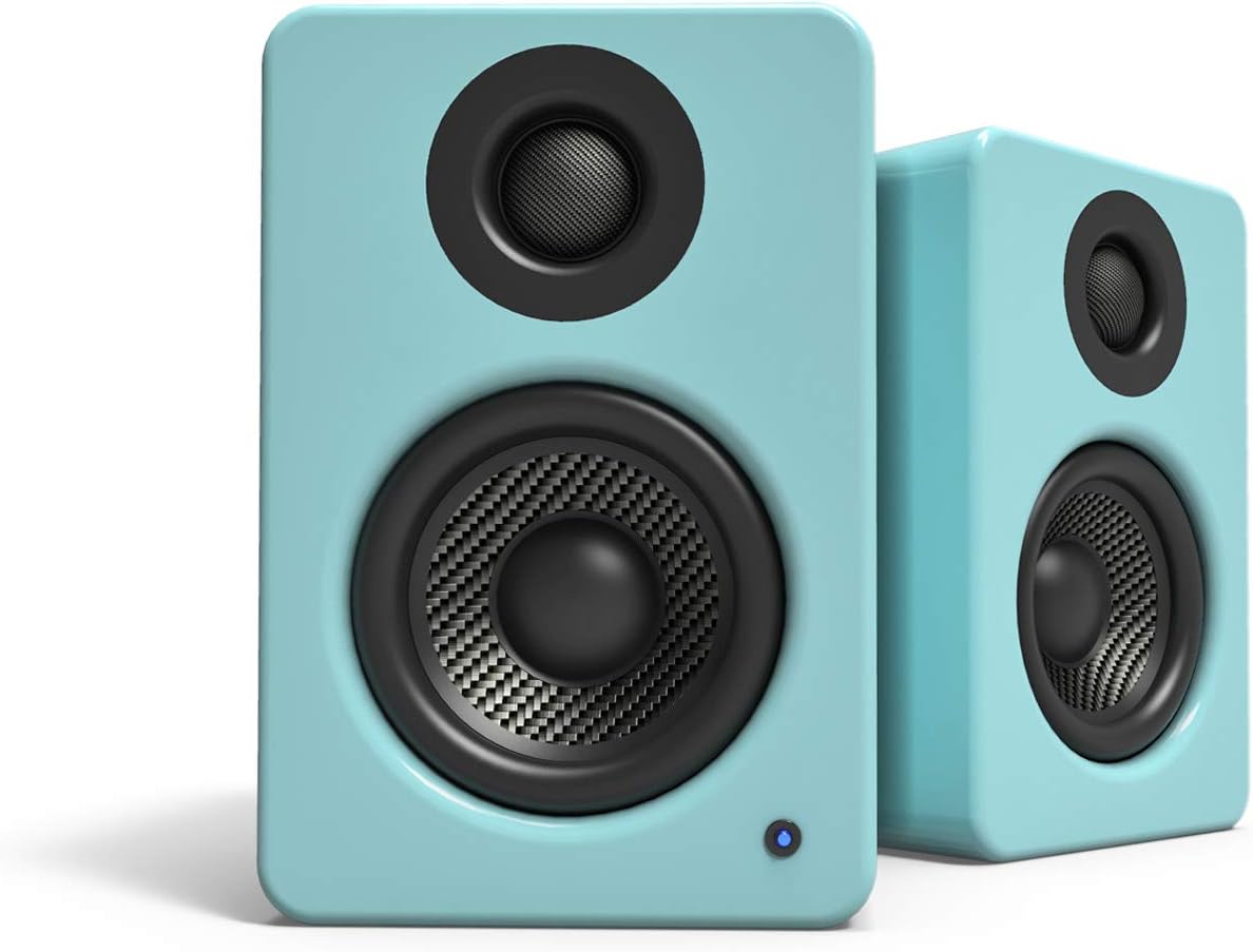 Kanto - YU2MW PC Gaming Desktop Speakers | 3" Composite Drivers | 3/4" Silk Dome Tweeter | Class D Amplifier | 100 Watts | Built-In USB DAC | Subwoofer Output | Pair | Matte White - Serious Techies