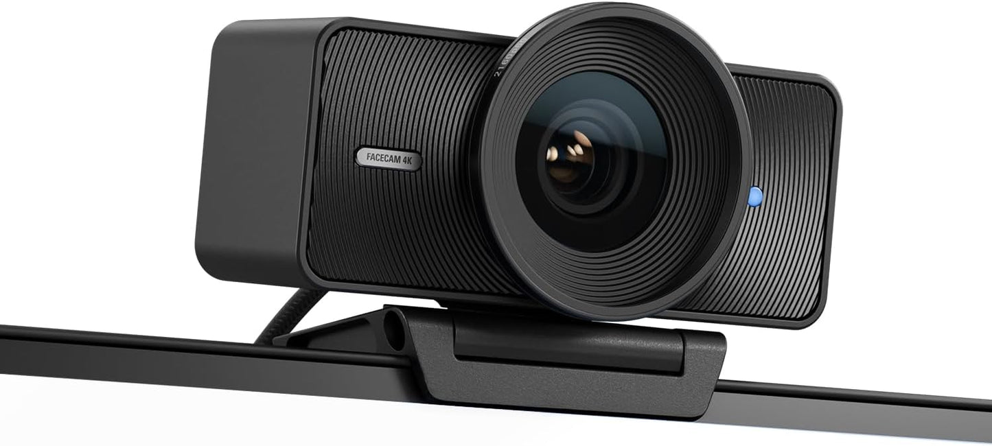 Elgato - Facecam 4K - 4K60 Studio Webcam, Dslr-Like Control, Cinematic Effects, 49Mm Lens Filters, HDR, Uncompressed Video, Optimized Focus Area | USB-C for PC & Mac - Serious Techies
