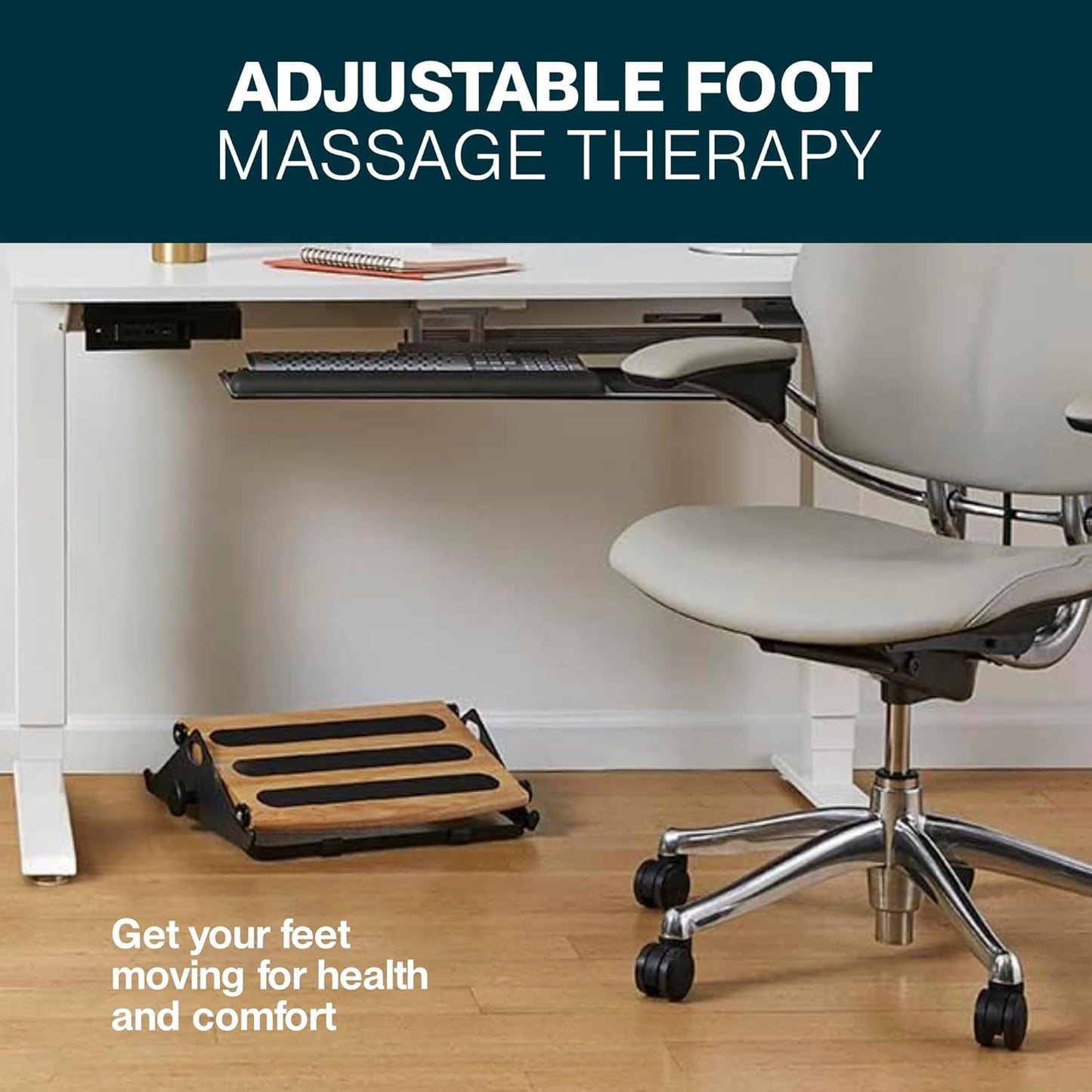 Humanscale - FM 300 Foot Machine Footrest (Natural) - Serious Techies