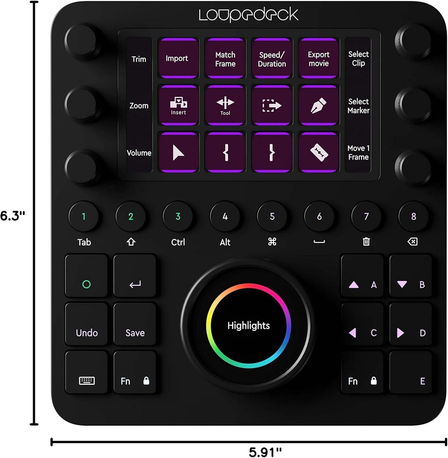 Loupedeck - Creative Tool - Professional Custom Editing Console for Photo, Video, Music and Design - Serious Techies