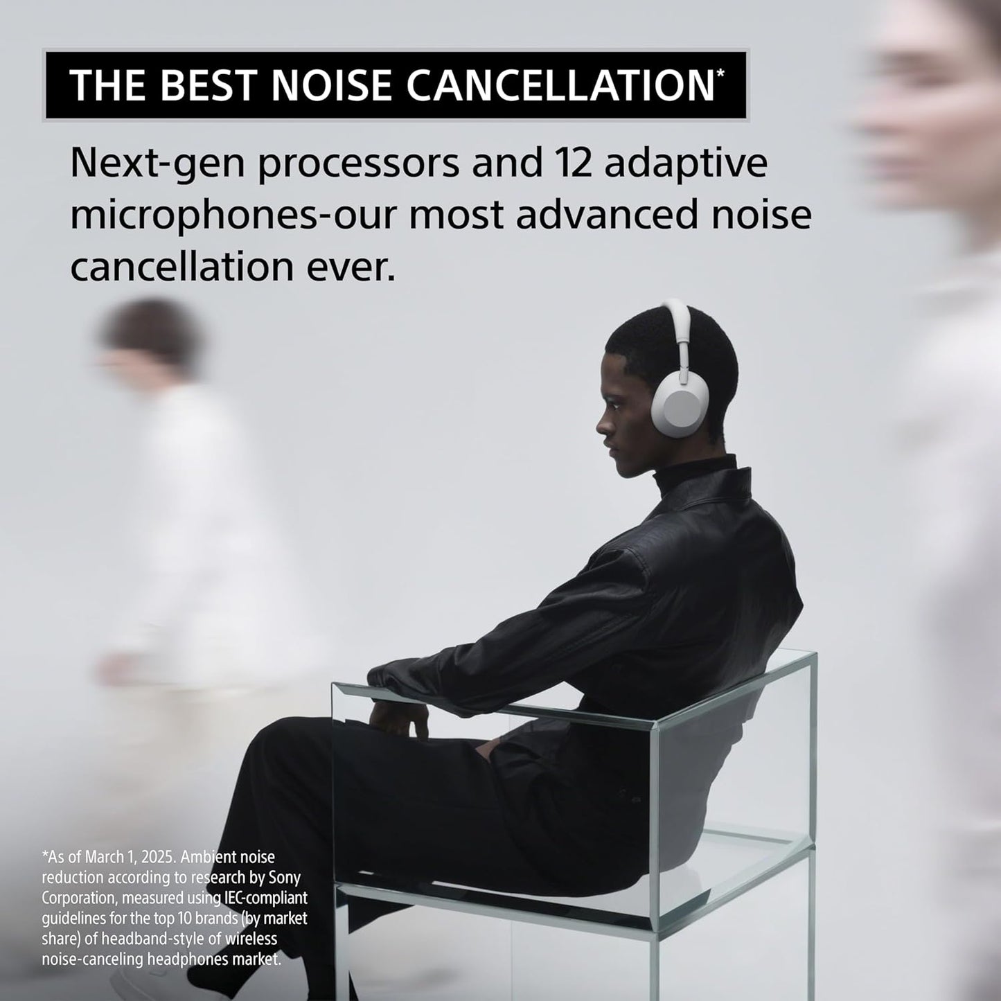 Sony - WH-1000XM6 the Best Noise Canceling Wireless Headphones, HD NC Processor QN3, 12 Microphones, Adaptive NC Optimizer, Mastered by Engineers, Studio-Quality, 30-Hour Battery, Platinum Silver - Serious Techies