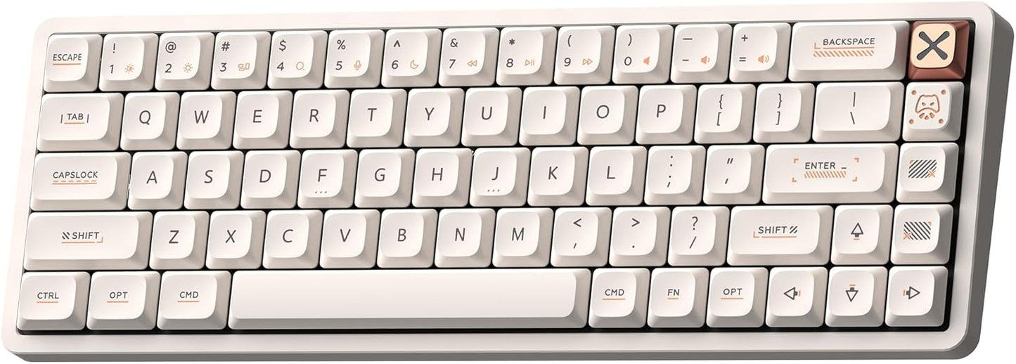 IQUNIX - Magi65 Low Profile Mechanical Keyboard Wireless 65% Keyboard Ultra Slim for Creamy Typing, Hot Swappable, RGB Backlit, PBT Keycaps, Aluminum Case, BT/2.4G/USB-C, for Mac/Windows (Shadow Black) - Serious Techies