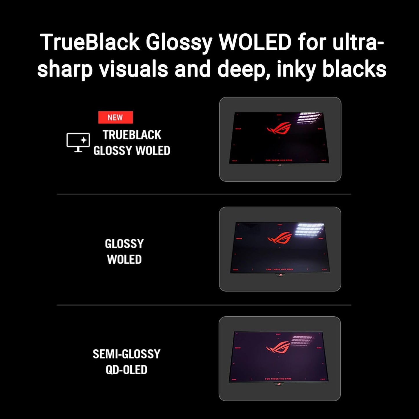 ASUS - ROG Strix 32” 4K OLED Gaming Monitor (XG32UCWG) - Trueblack Glossy OLED, Dual Mode (4K@165Hz, Fhd@330Hz), 0.03Ms, G-SYNC Compatible, Neo Proximity Sensor, Auto KVM, USB-C, HDMI 2.1, 3 Yr Warranty - Serious Techies
