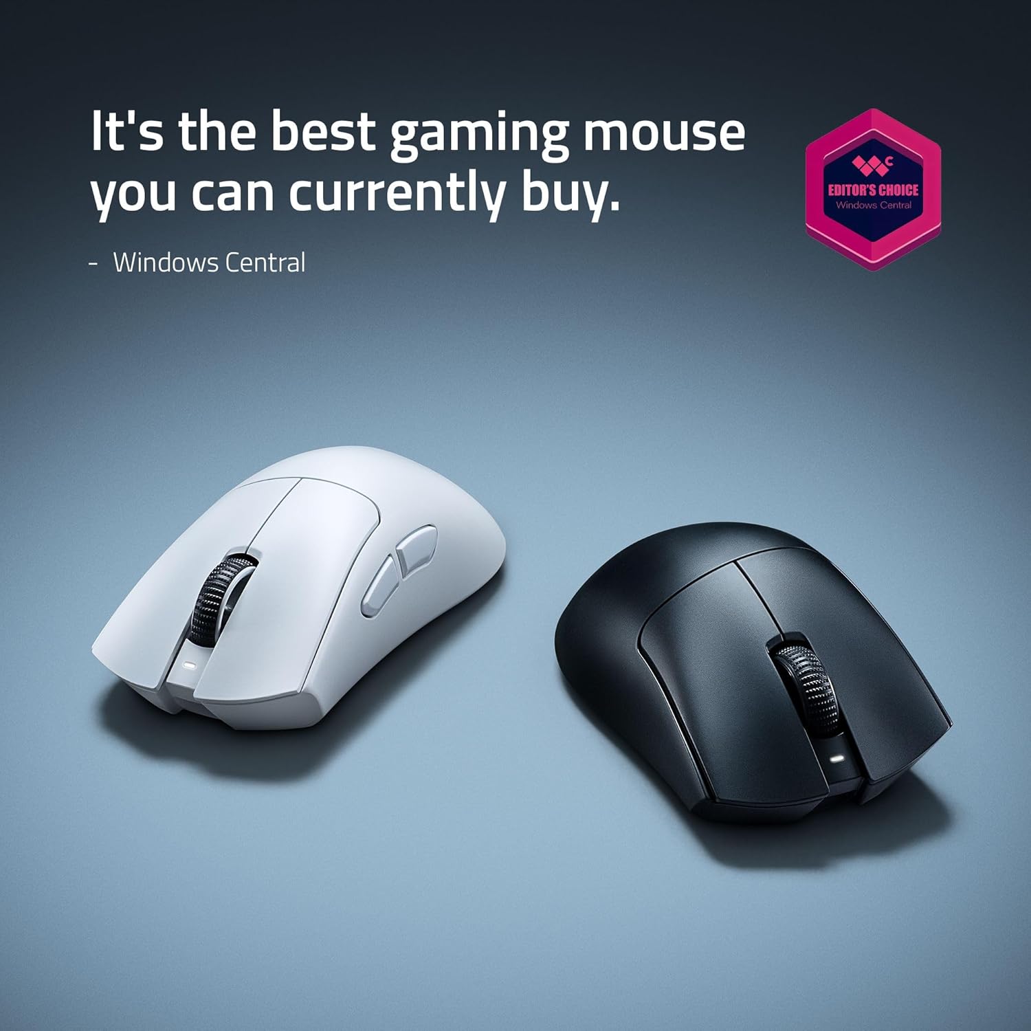 Razer - Deathadder V4 Pro Wireless Gaming Mouse: 56G Lightweight - Hyperspeed Wireless Gen-2 - Optical Scroll Wheel - Optical Switches Gen-4 - Focus Pro 45K Sensor Gen-2 - up to 150 Hr Battery - Serious Techies