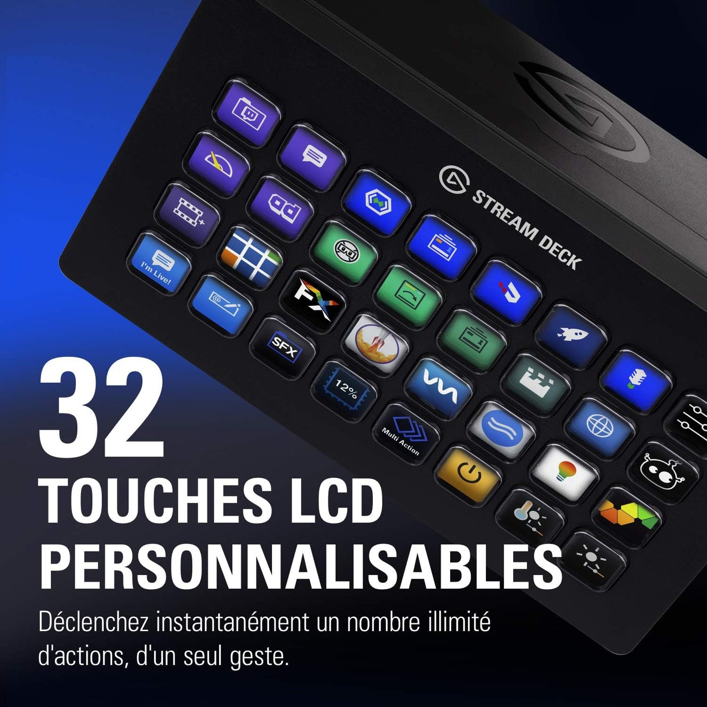 Elgato - Stream Deck XL – Advanced Studio Controller, 32 Macro Keys, Trigger Actions in Apps and Software like OBS, Twitch, Youtube and More, Works with Mac and PC - Serious Techies