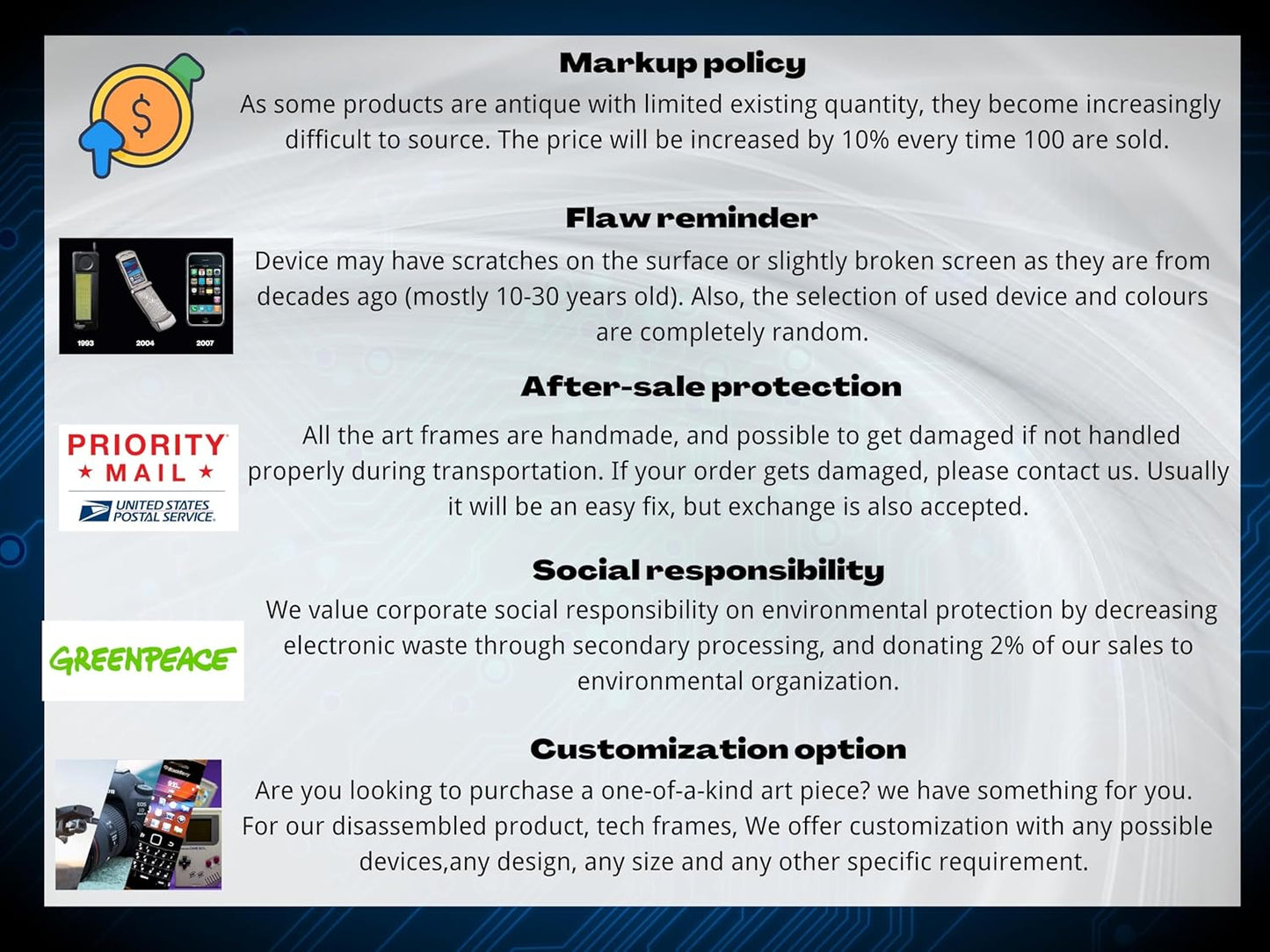 Funbox Design - Framed Teardown Wall Art for Apple Ipod4 Special Edition Retro Music Tech Decor Digital Collectible Made from Original Shell Gift for Him Fans and Collectors (For Ipod 4 Classic) - Serious Techies