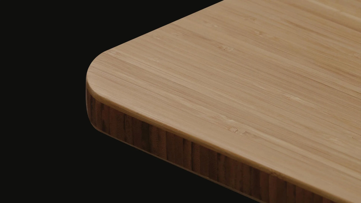 Autonomous - Smartdesk 2 Electric Standing Desk 53X29 Black - Bamboo - 2-Stage - Serious Techies