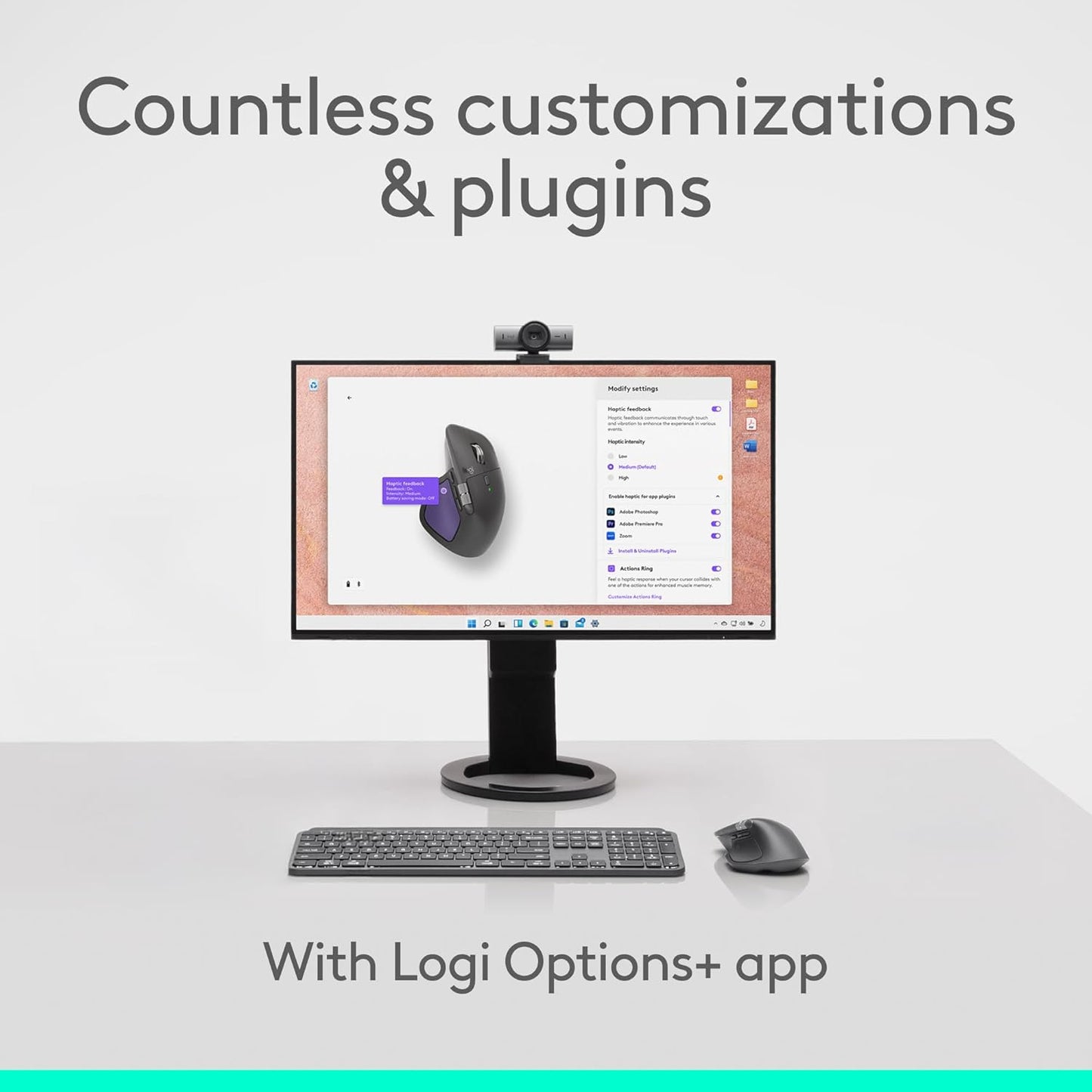 Logitech - MX Master 4 for Mac, Ergonomic Bluetooth Mouse with Advanced Performance Haptic Feedback, Ultra-Fast Scrolling, USB-C Charging, Macos, Ipados, Windows - Space Black - Serious Techies