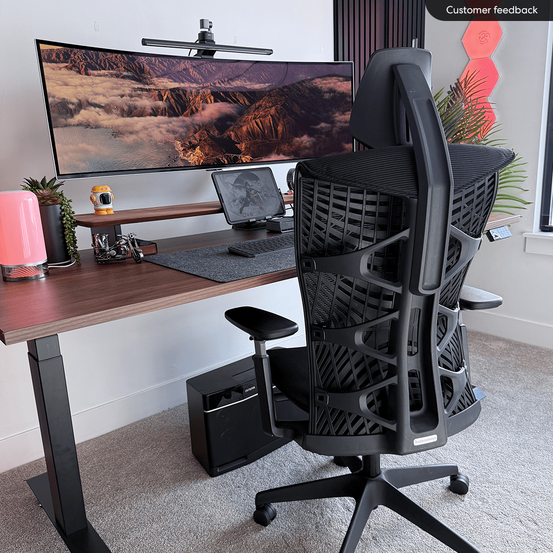 Autonomous - ErgoChair Ultra 2 Ergonomic Office Chair High Back Onyx Black - with Headrest - Serious Techies