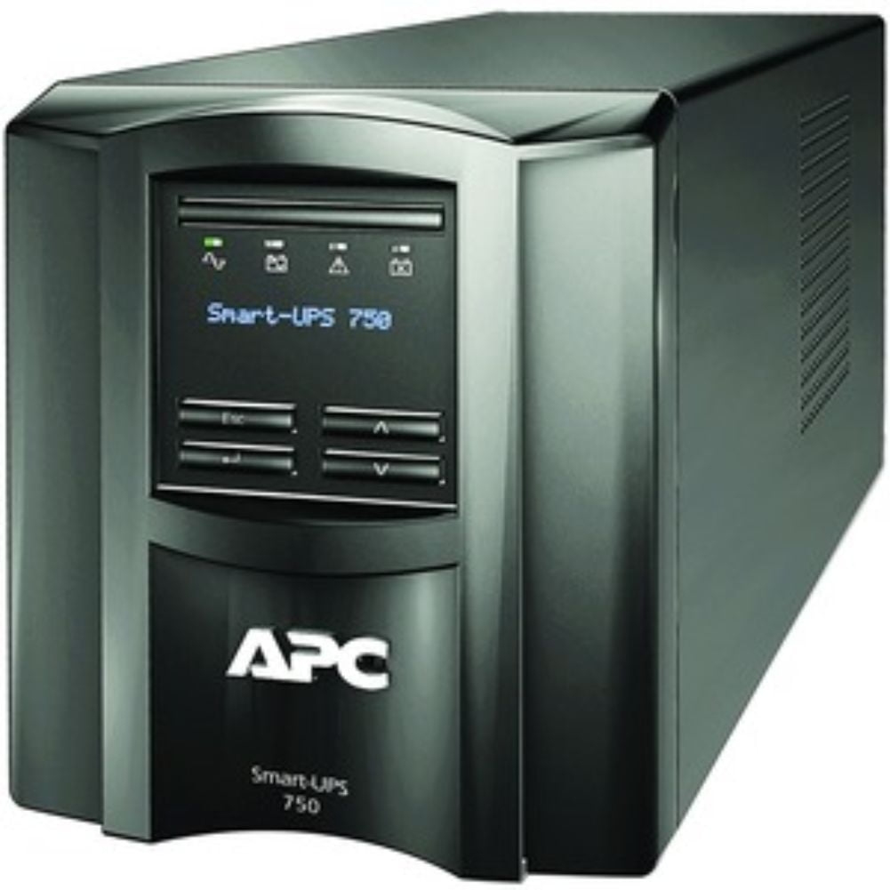 APC - 750VA Smart-Ups with Smartconnect, Pure Sine Wave UPS Battery Backup & Surge Protection (SMT750C) - Serious Techies