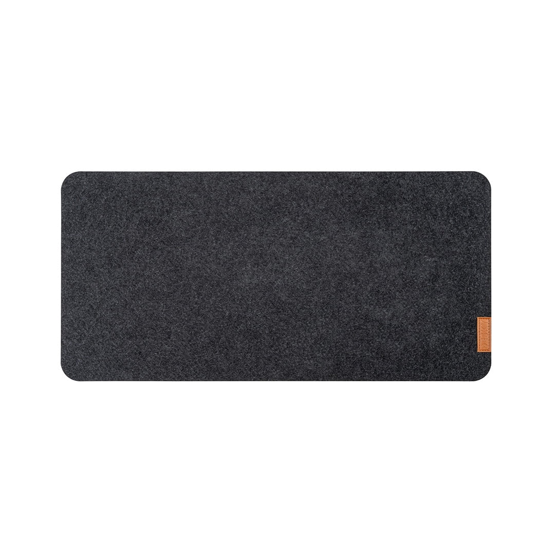 Desky - Cork/Felt Desk Pad - Large 35.4X11.8 Inches / Light Gray - Serious Techies