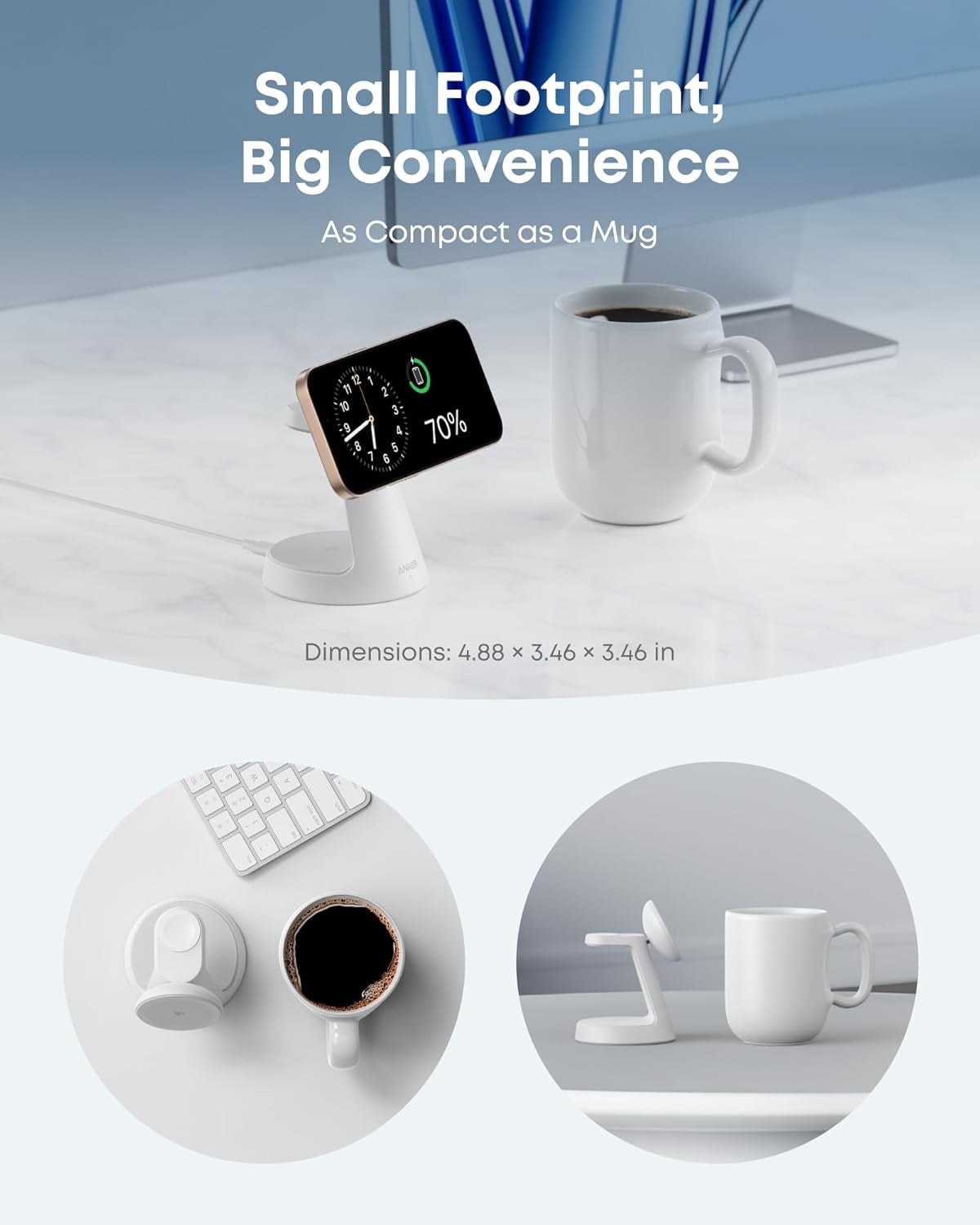 Anker - Magsafe Charger Compatible, Maggo 3-In-1 Charging Station - Serious Techies