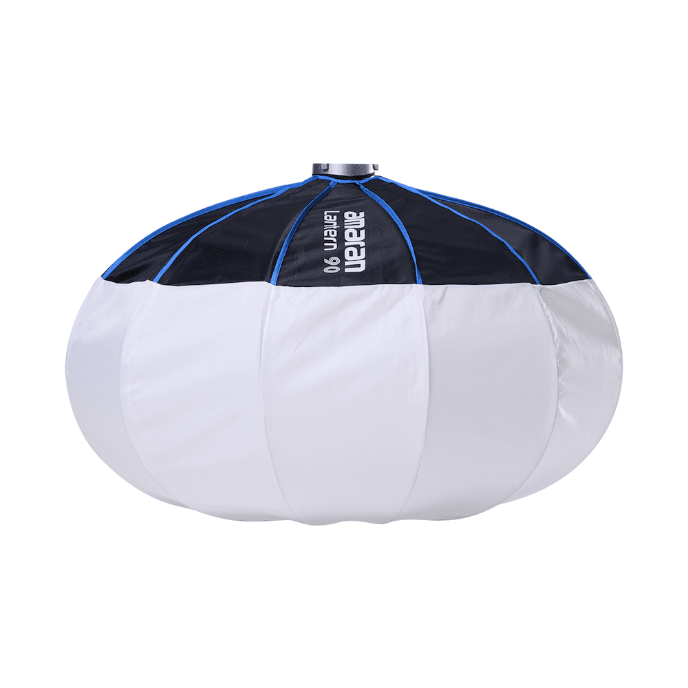 Aputure - Amaran 35.4"/90Cm Lantern Softbox,Quick Release with Bag for Continuous Lighting Amaran 300C 150C Amaran 200X S 100X S 600D 300Xand Other Bowens Mount Light - Serious Techies