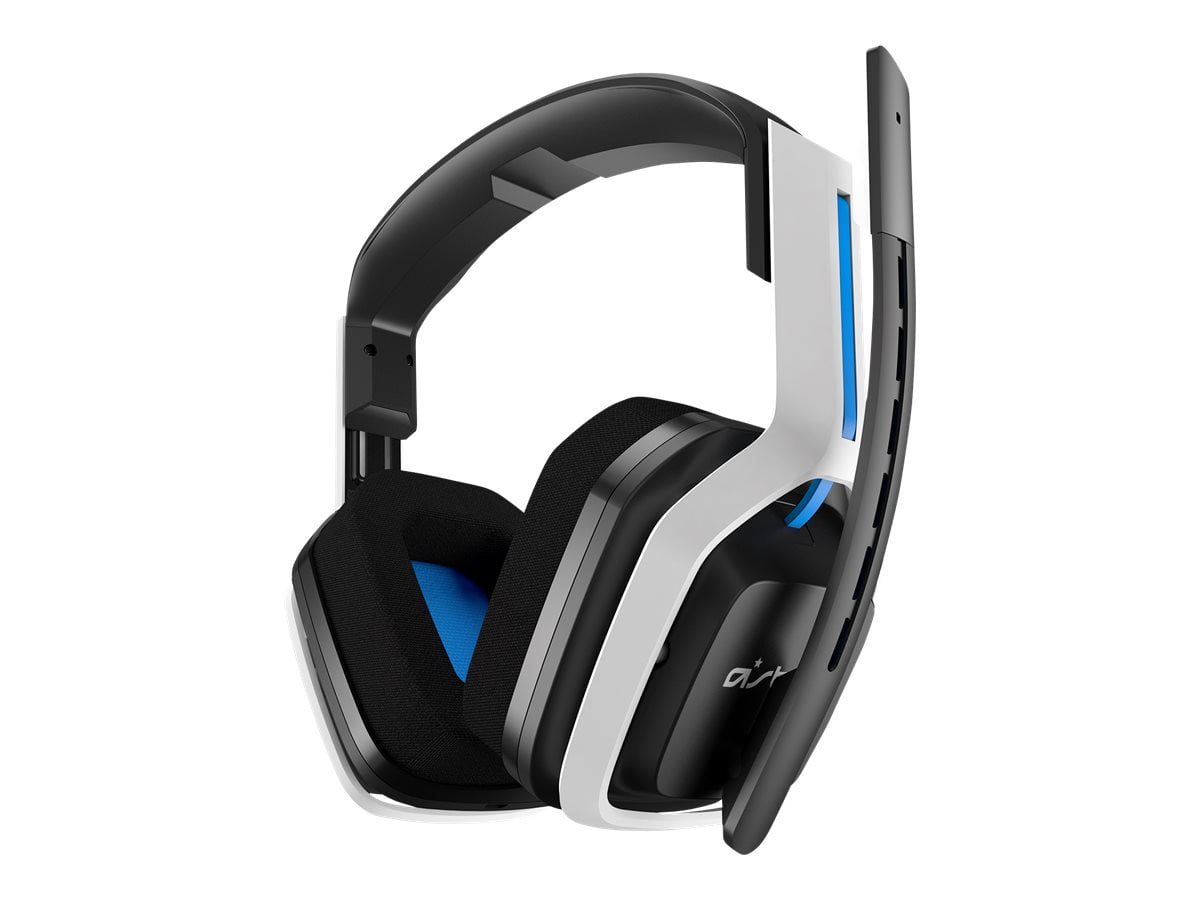 ASTRO - Gaming A20 Wireless Headset Gen 2 for Playstation 5, Playstation 4, PC & Mac - White/Blue - Serious Techies