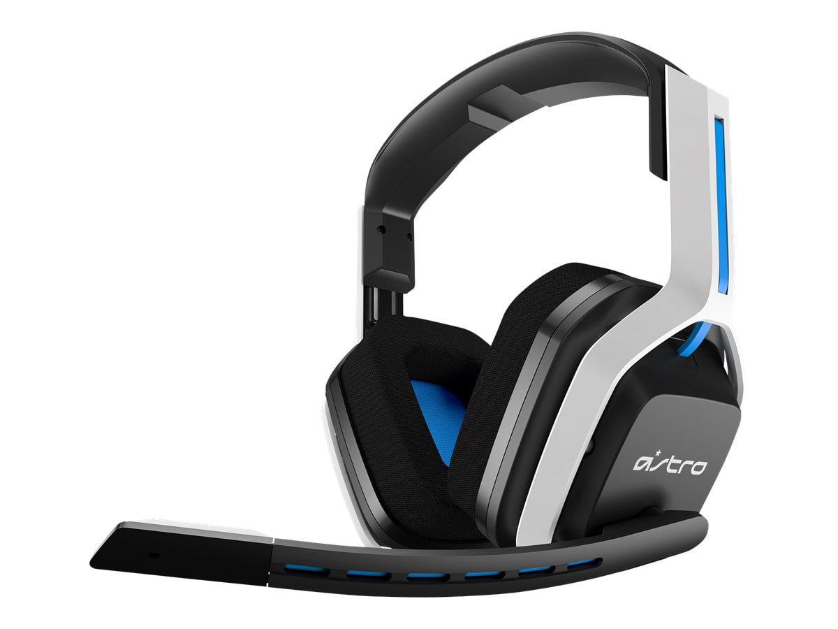ASTRO - Gaming A20 Wireless Headset Gen 2 for Playstation 5, Playstation 4, PC & Mac - White/Blue - Serious Techies