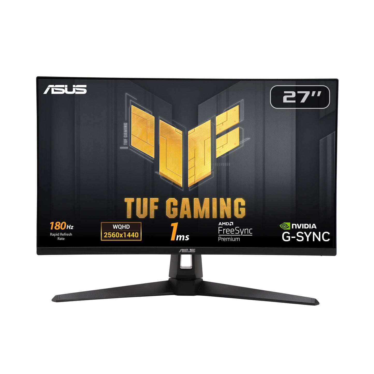 ASUS - TUF Gaming VG27AQ3AZ Gaming Monitor – 27" QHD (2560X1440), 180Hz, Fast IPS, 1Ms (GTG) - Serious Techies
