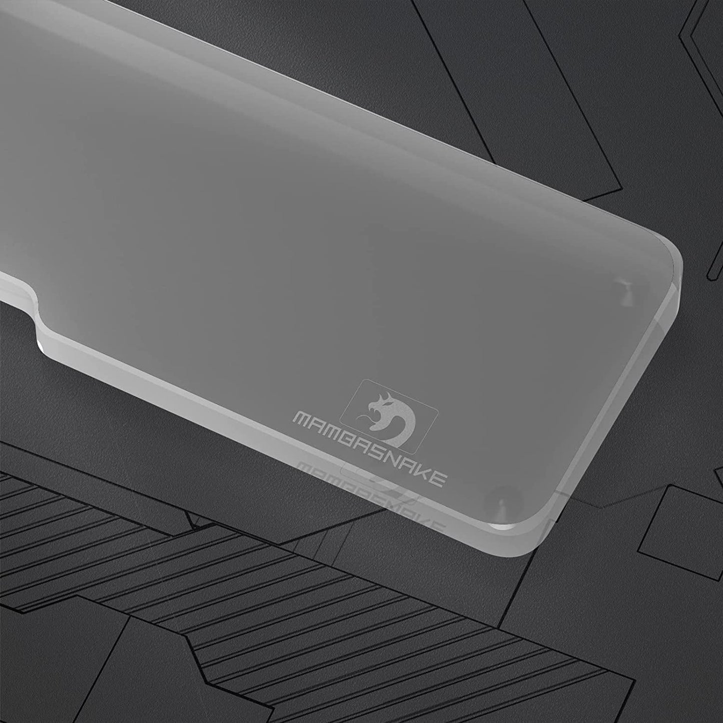 ATTACK SHARK - SELORSS Acrylic Keyboard Wrist Rest,Ergonomic Palm Rest,Anti-Slip Pad for Laptop,61-Key Keyboard - Serious Techies
