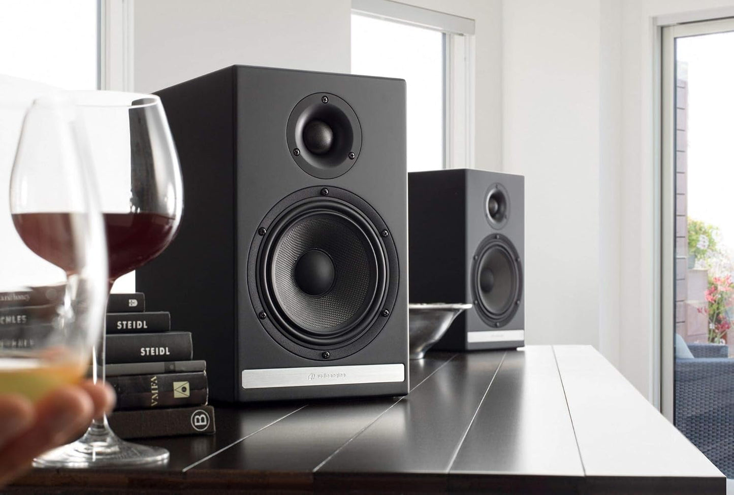 Audioengine - HDP6 Passive Speakers Bookshelf Speakers - Black New - Serious Techies