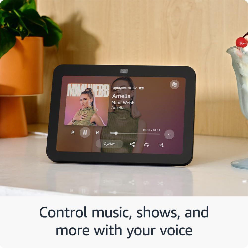 Amazon - Echo Show 8 (Newest Model), with Spatial Audio, Smart Home Hub, and Alexa, Charcoal - Serious Techies