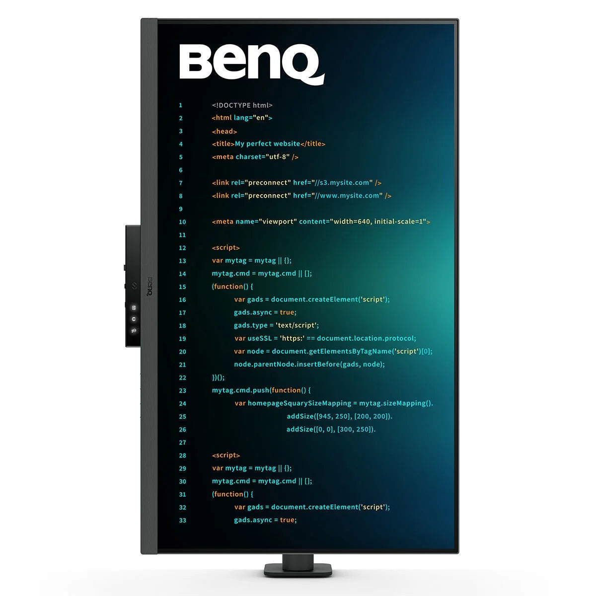 BenQ - RD320UA 31.5" 16:9 4K UHD IPS LED HDR Programming Monitor with Flexible Arm - Serious Techies