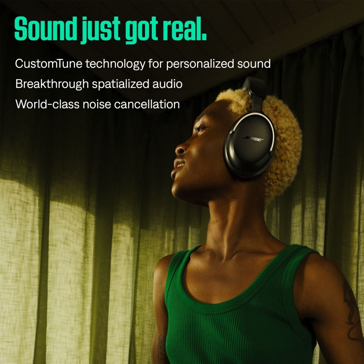 Bose - QuietComfort Ultra Headphones, Bluetooth over Ear Noise Cancelling Headphones, Black - Serious Techies