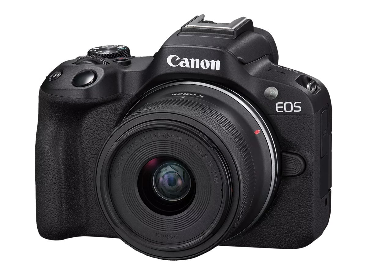 Canon - EOS R50 24.2 MP Waterproof Smartphone Integration Mirrorless Digital Camera, Black - Serious Techies