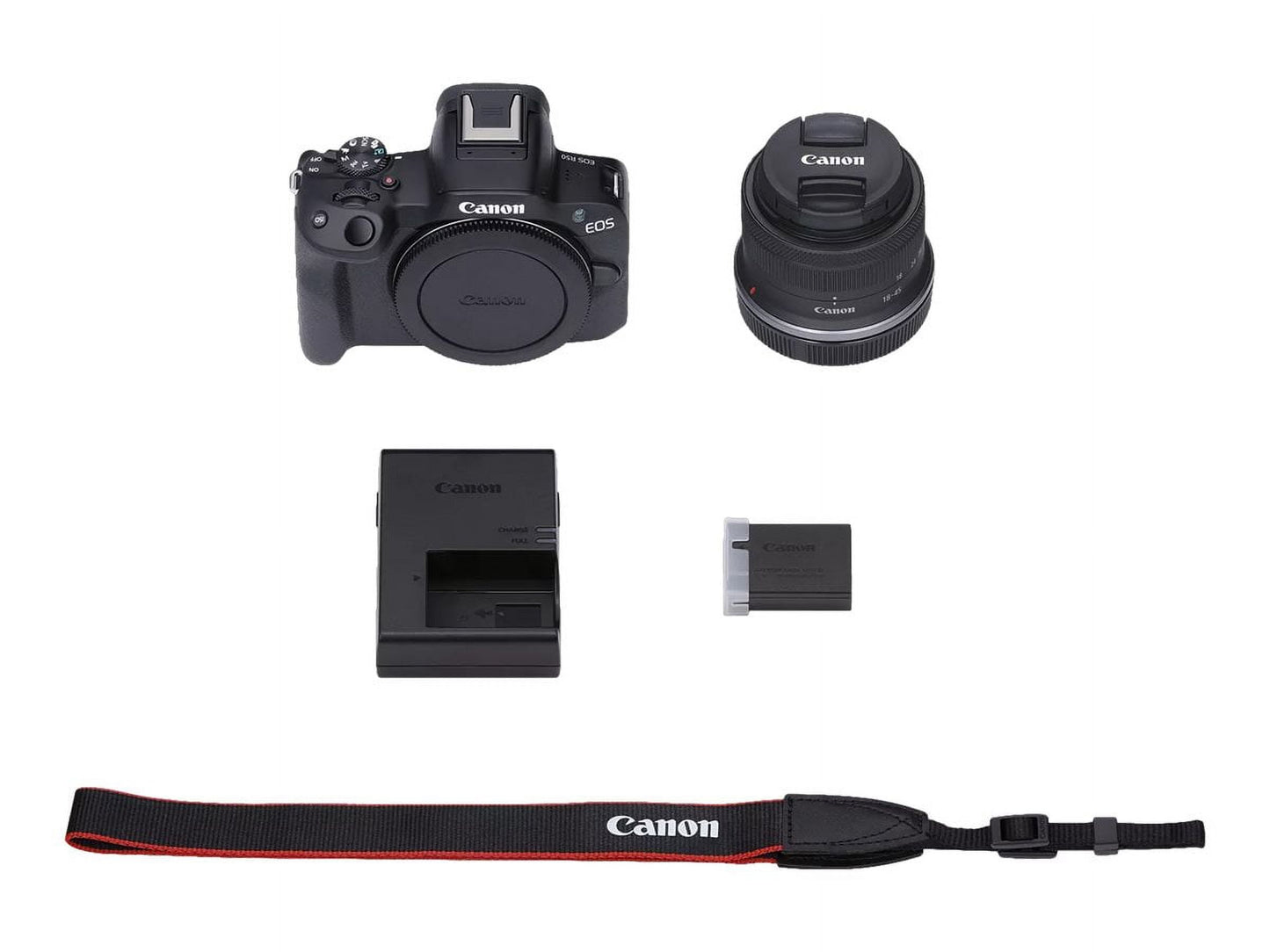 Canon - EOS R50 24.2 MP Waterproof Smartphone Integration Mirrorless Digital Camera, Black - Serious Techies