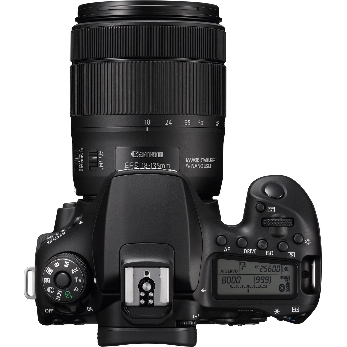 Canon - EOS 90D - Digital Camera - SLR - 32.5 MP - 4K / 30 Fps - 7.5X Optical Zoom EF-S 18-135Mm IS USM Lens - Wi-Fi, Bluetooth - Serious Techies