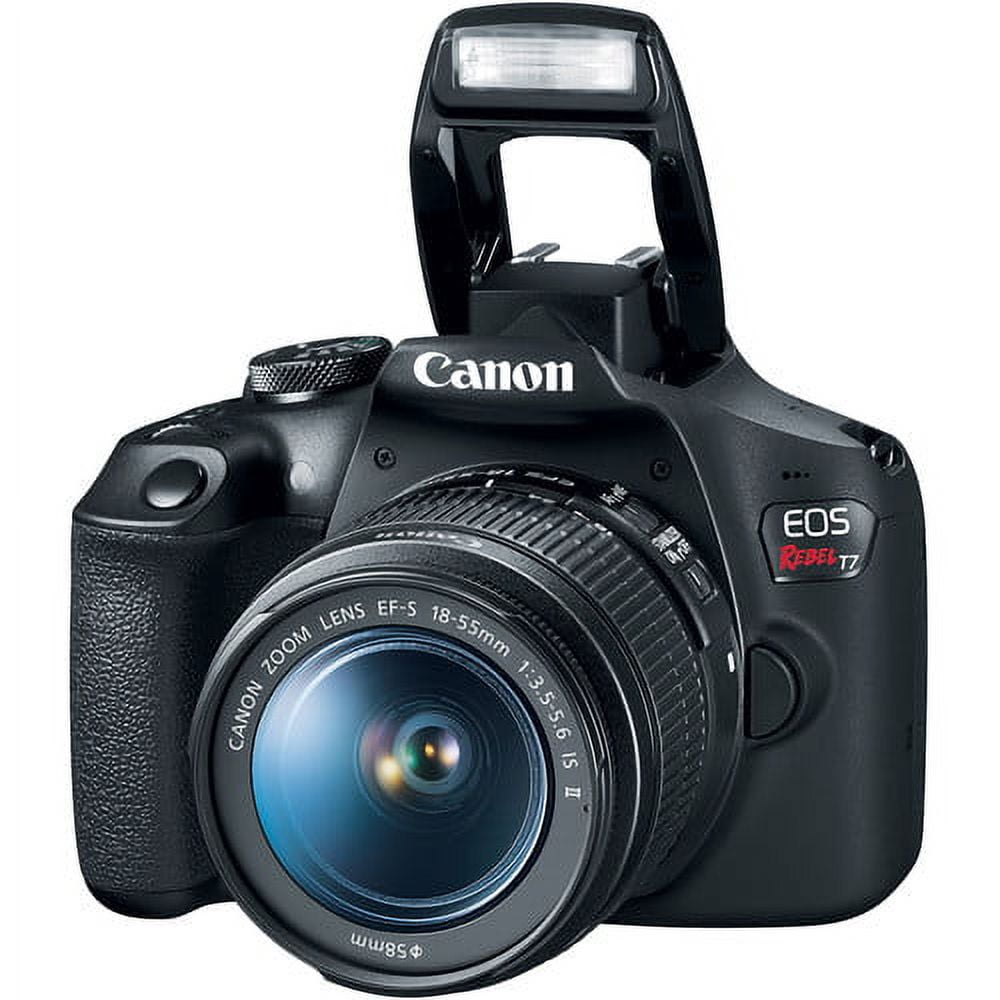 Canon - EOS Rebel T7 - Digital Camera - High Definition - SLR - 18.0 MP - 3 X Optical Zoom EF-S 18-55Mm IS II Lens - Serious Techies