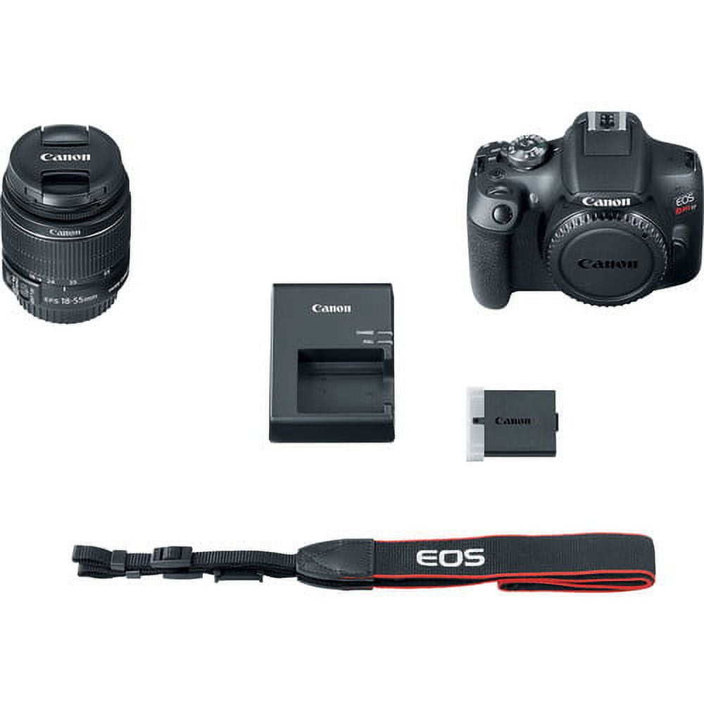 Canon - EOS Rebel T7 - Digital Camera - High Definition - SLR - 18.0 MP - 3 X Optical Zoom EF-S 18-55Mm IS II Lens - Serious Techies