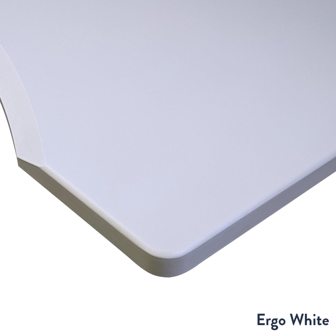 Desky - Dual Ergo Edge Sit Stand Desk - Bamboo / 60 X 30 Inches / Matte Black - Serious Techies